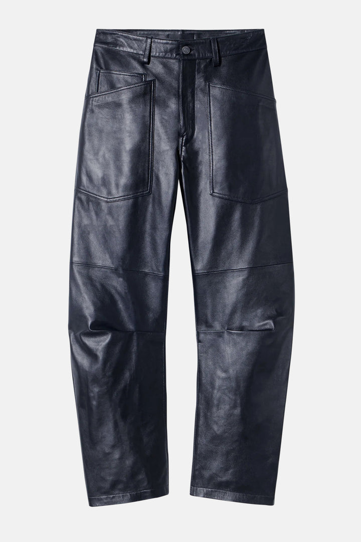 Shon Leather Pant Midnight