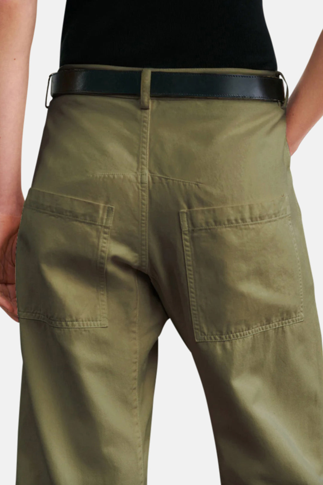 Shon Linen Pant Olive Green