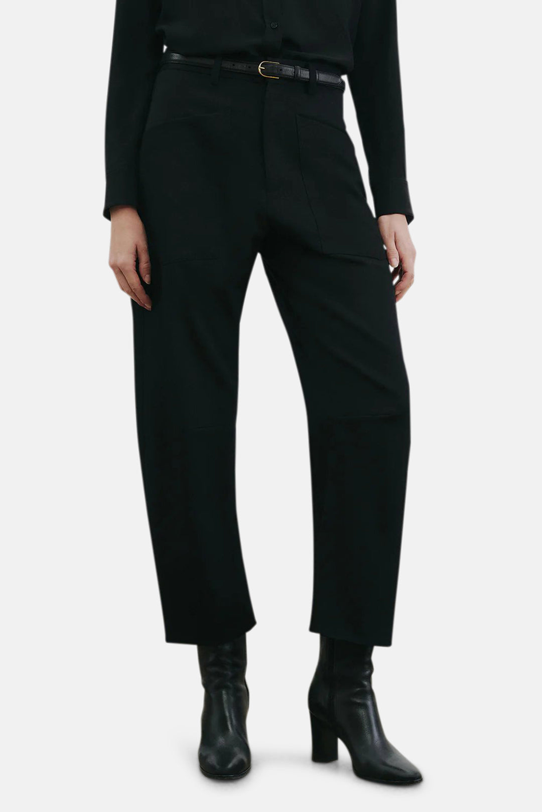 Shon Wool Pant Black