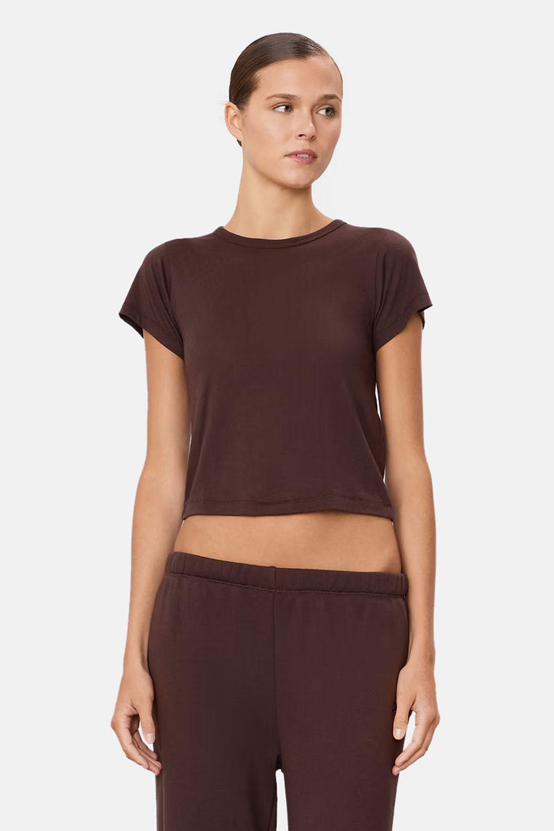 Short Sleeve Baby Tee Espresso