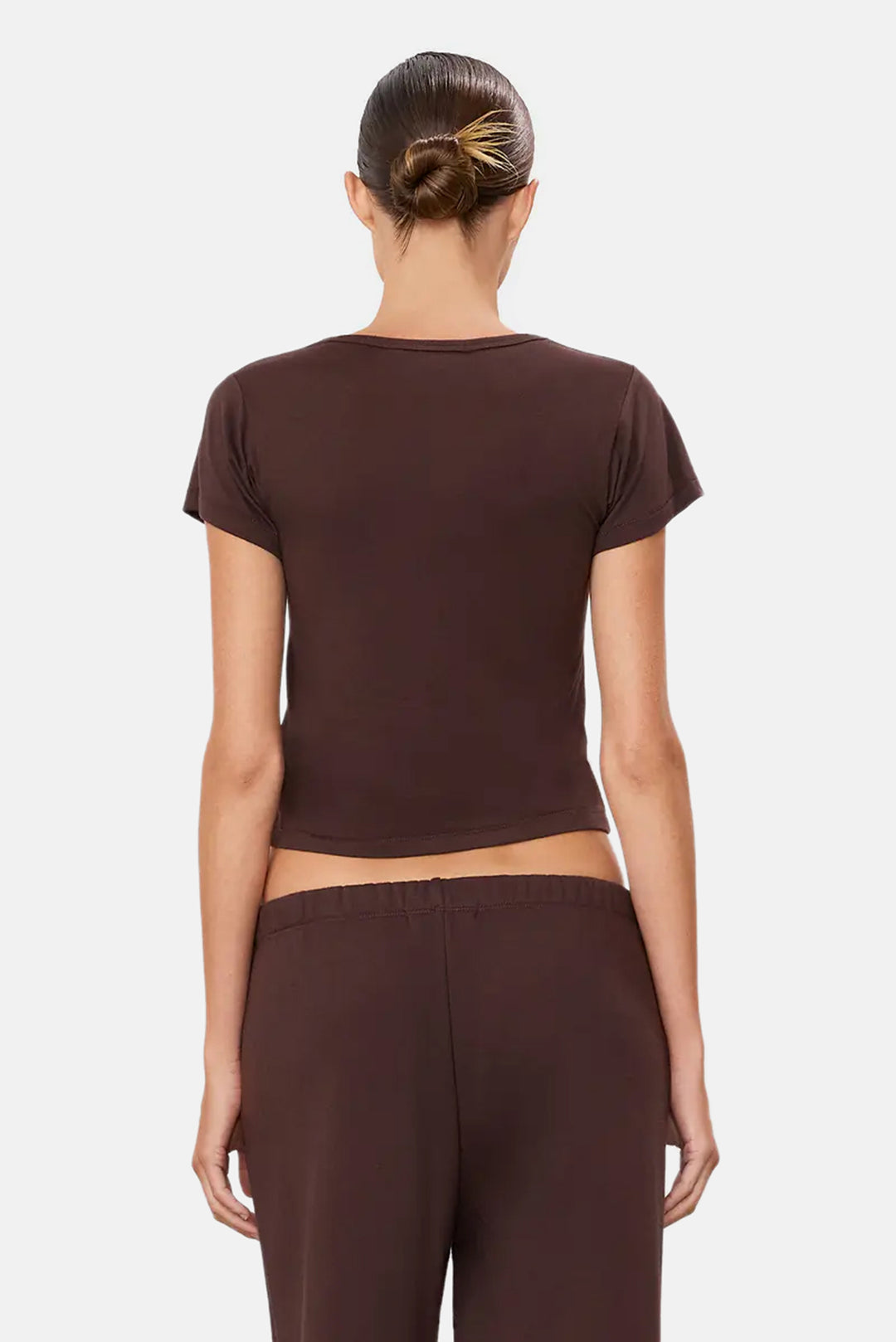Short Sleeve Baby Tee Espresso