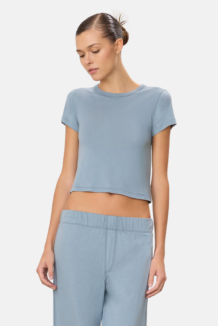 Short Sleeve Baby Tee Slate
