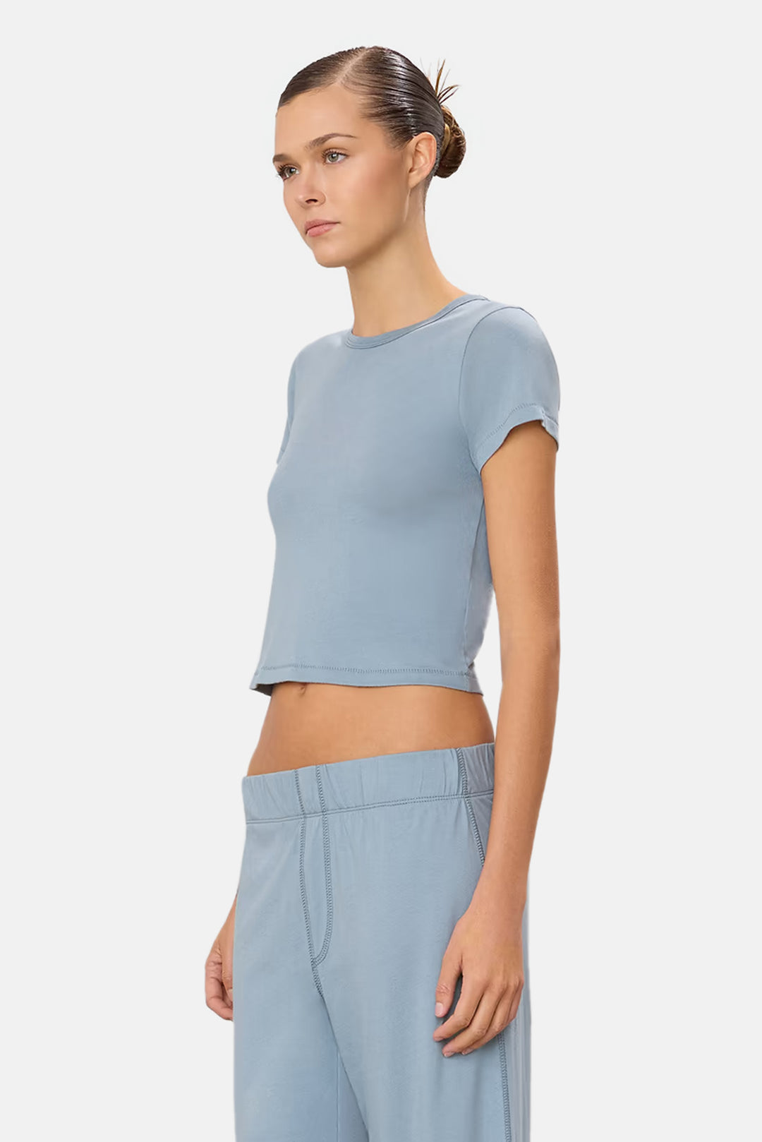 Short Sleeve Baby Tee Slate