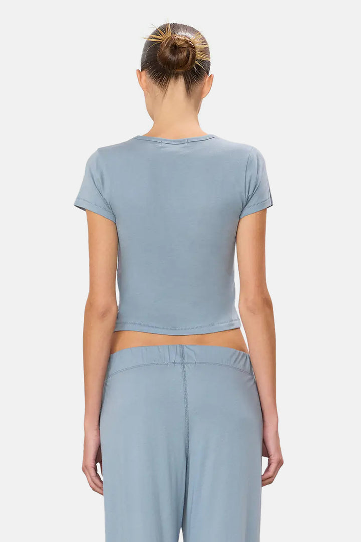 Short Sleeve Baby Tee Slate