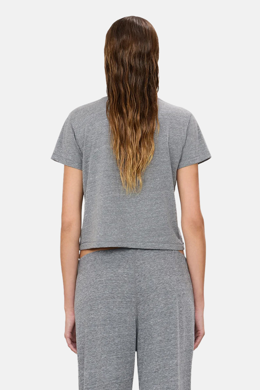 Short Sleeve Boxy Tee Dark Grey