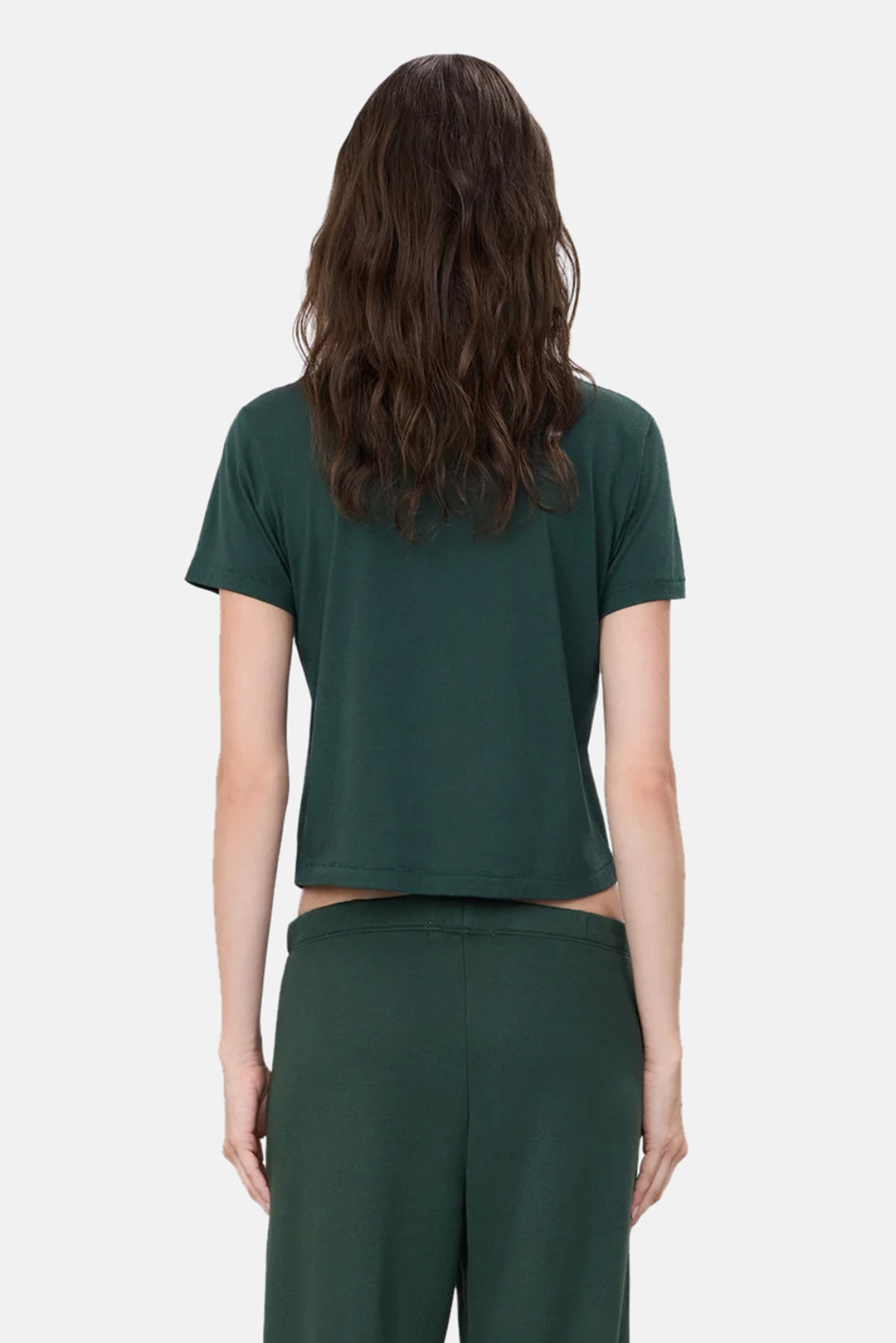 Short Sleeve Boxy Tee Forest