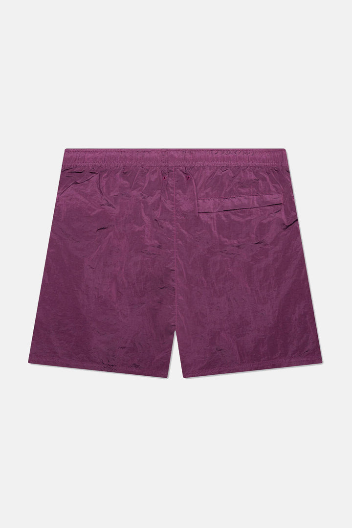 ECONYL Nylon Metal Swim Trunks Purple