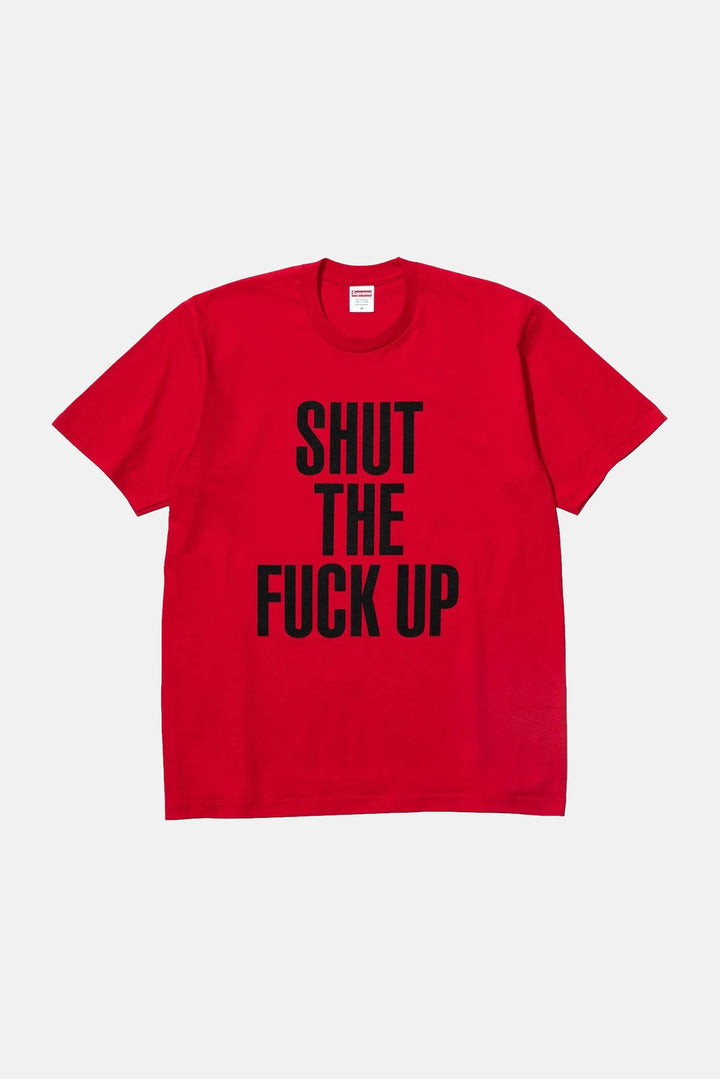 Shut Up Tee Red