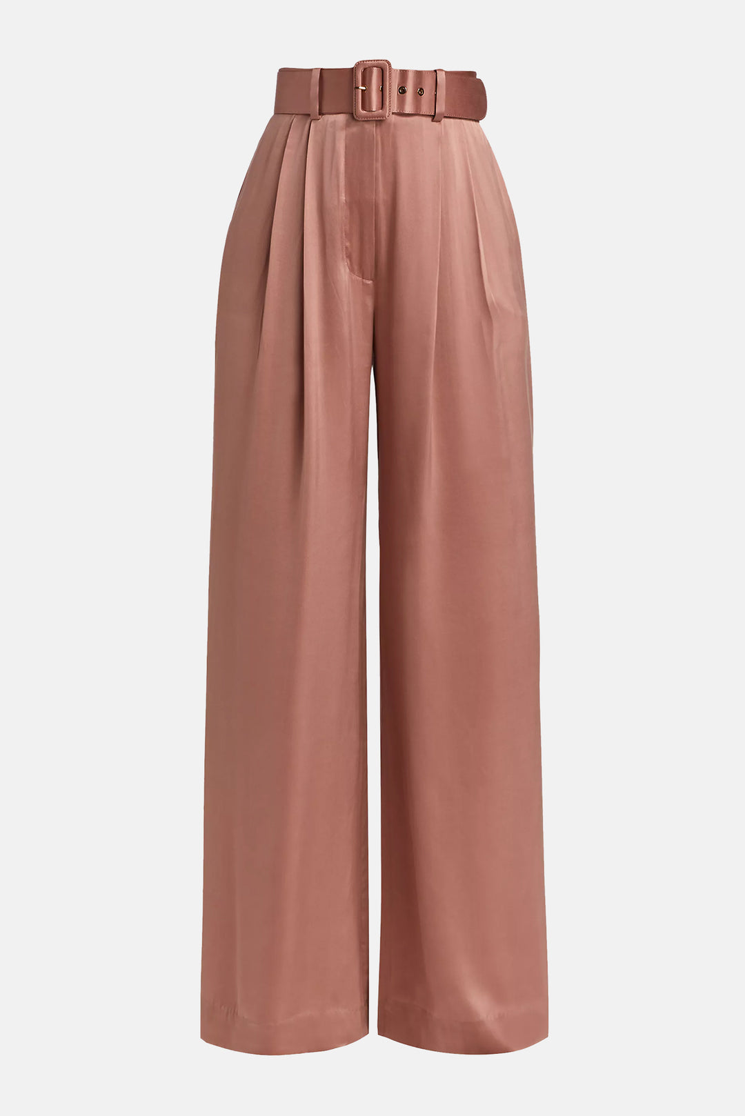 Silk Tuck Pant Blush