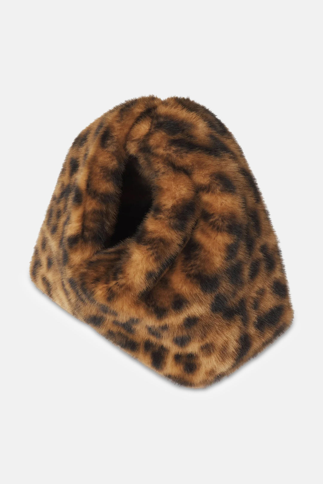 Simone Faux Fur Bag Brown Multi