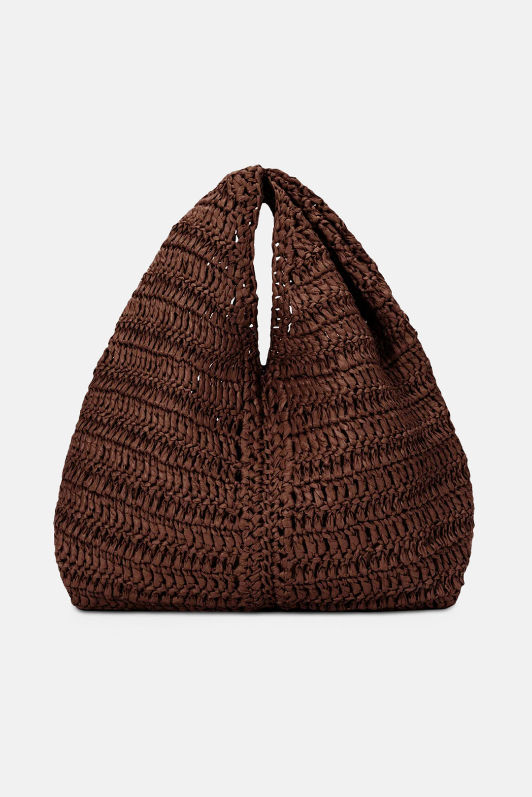 Simone Raffia Bag Chocolate