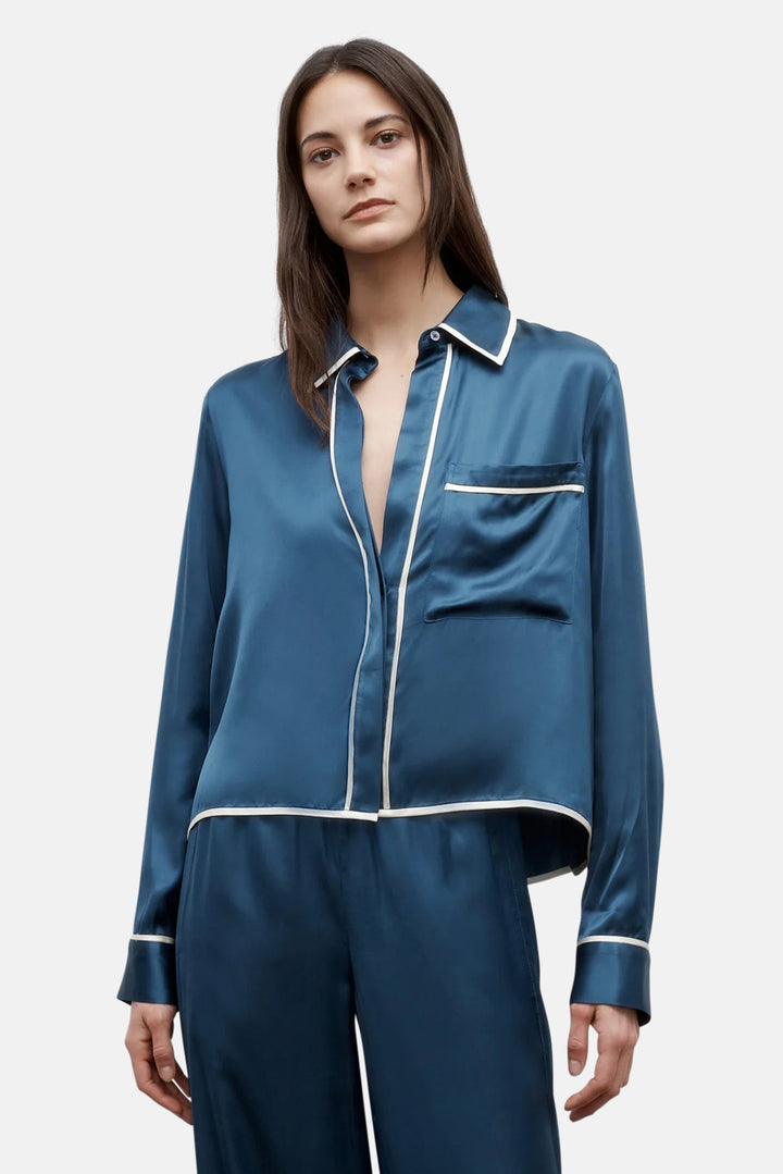 Sleepover Shirt Blue Wing Teal