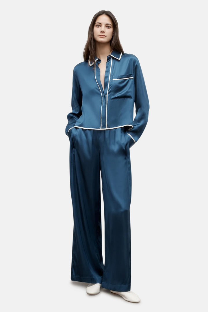 Sleepover Shirt Blue Wing Teal