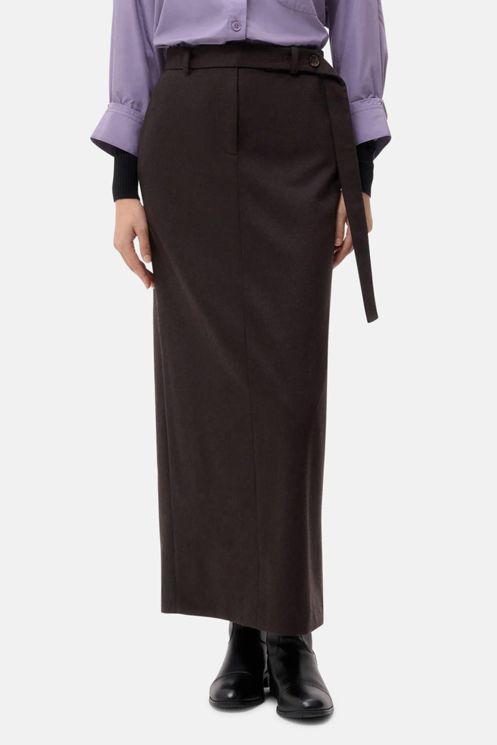 Slit Skirt Chocolate