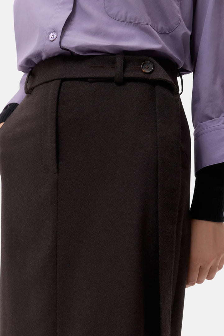 Slit Skirt Chocolate