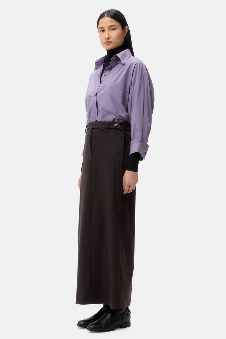 Slit Skirt Chocolate