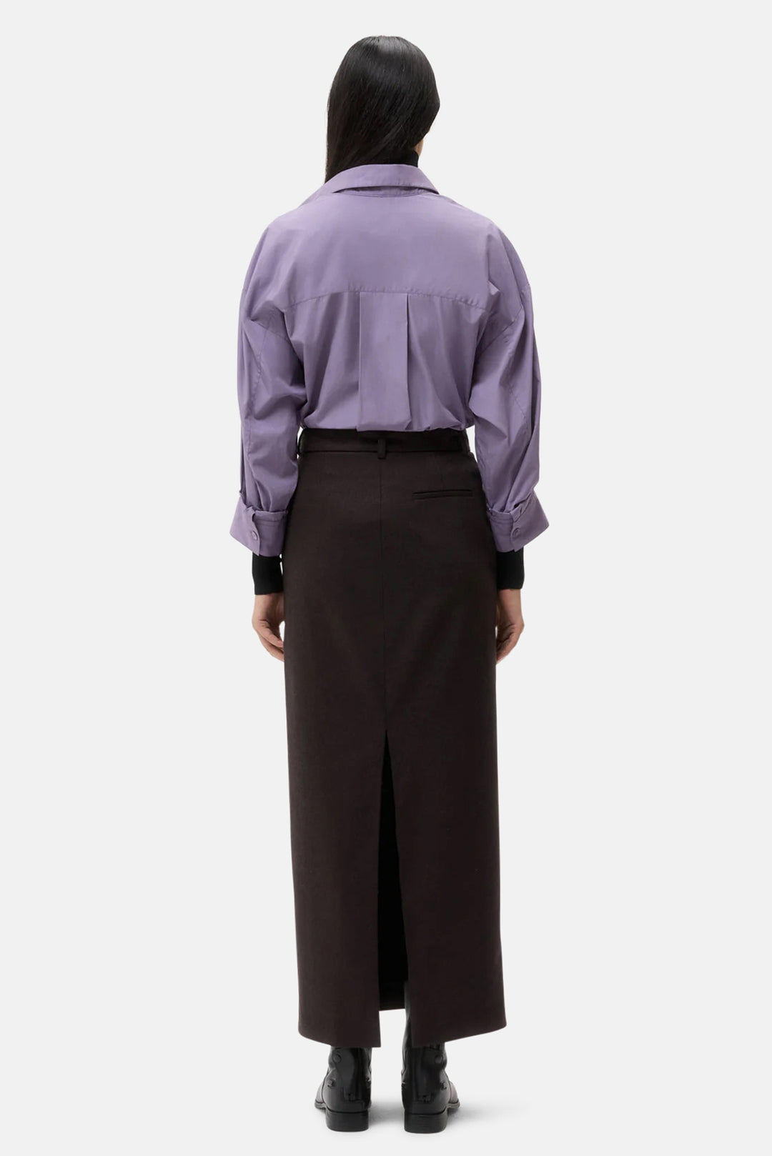 Slit Skirt Chocolate