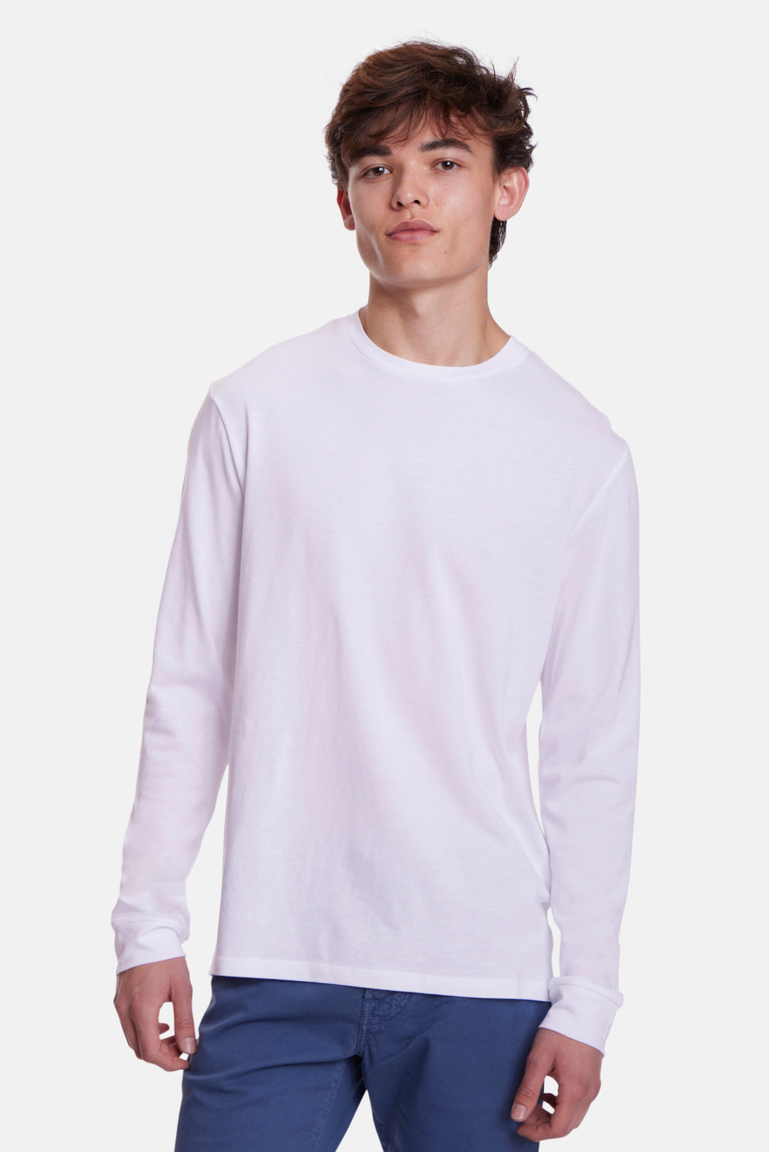 Smooth Long Sleeve Tee White