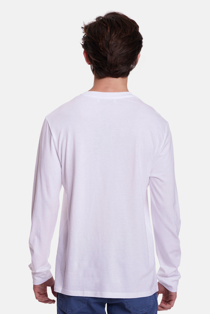 Smooth Long Sleeve Tee White