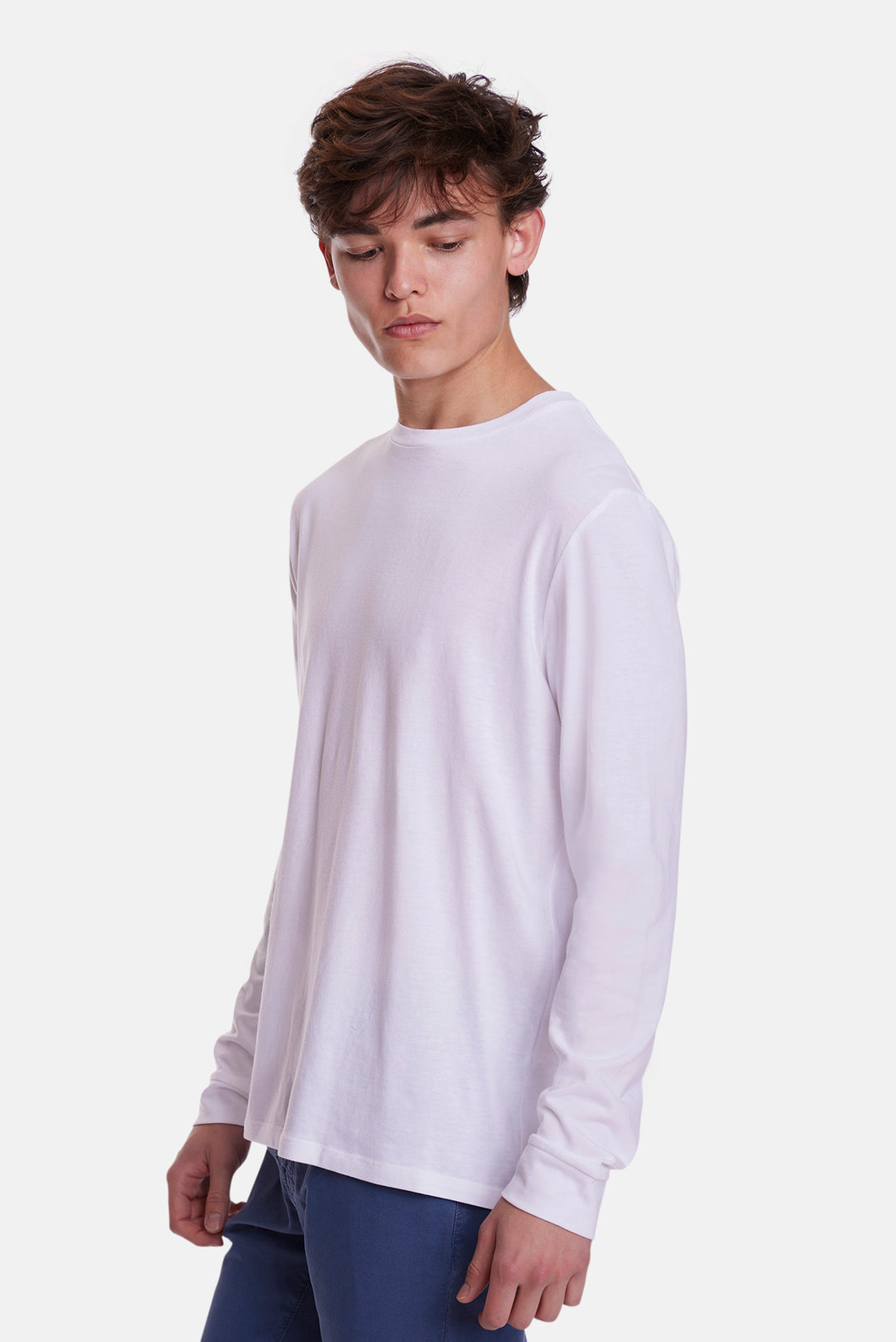 Smooth Long Sleeve Tee White