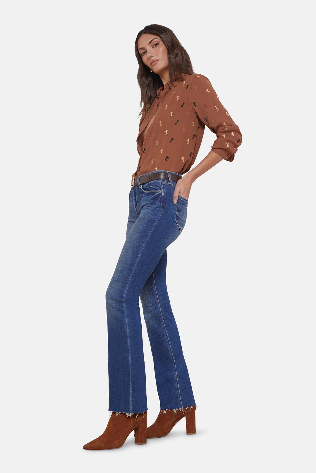 Sneeki Low-Rise Straight-Leg Jean Hasting