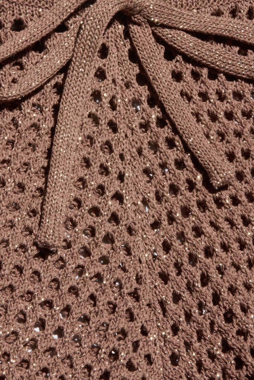 Solan Pointelle Knit Short Hazelnut