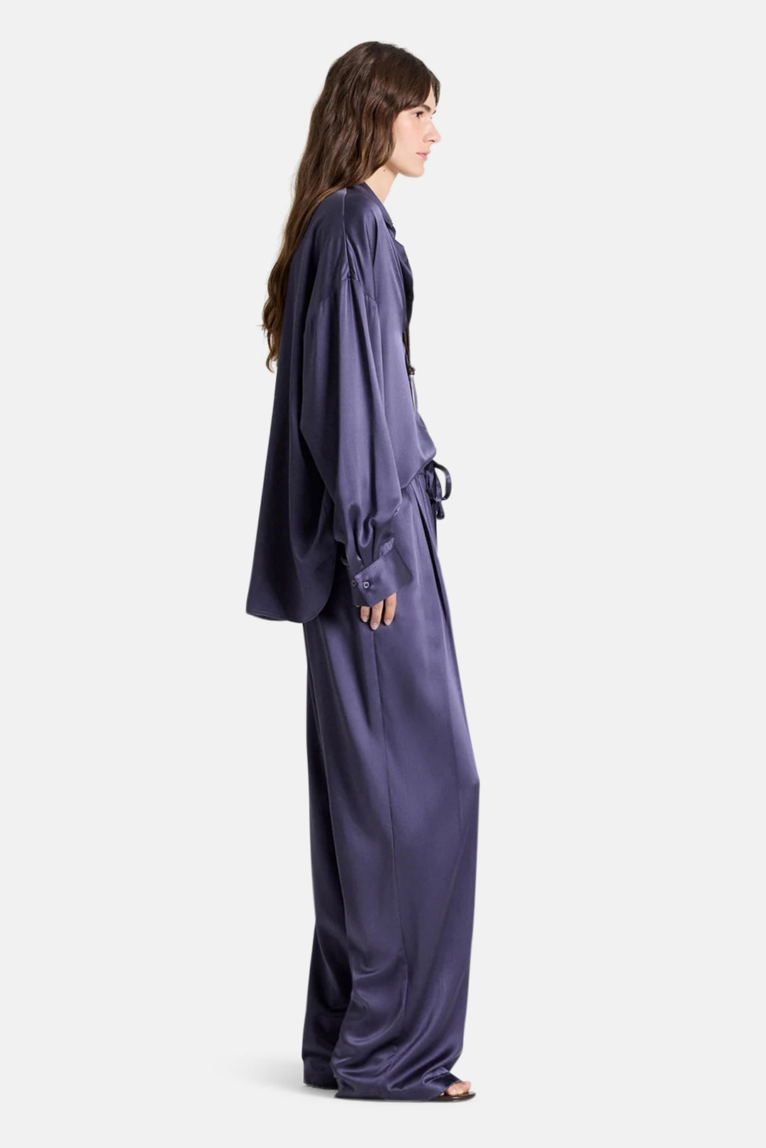 Something Borrowed Shirt in Silk Greystone