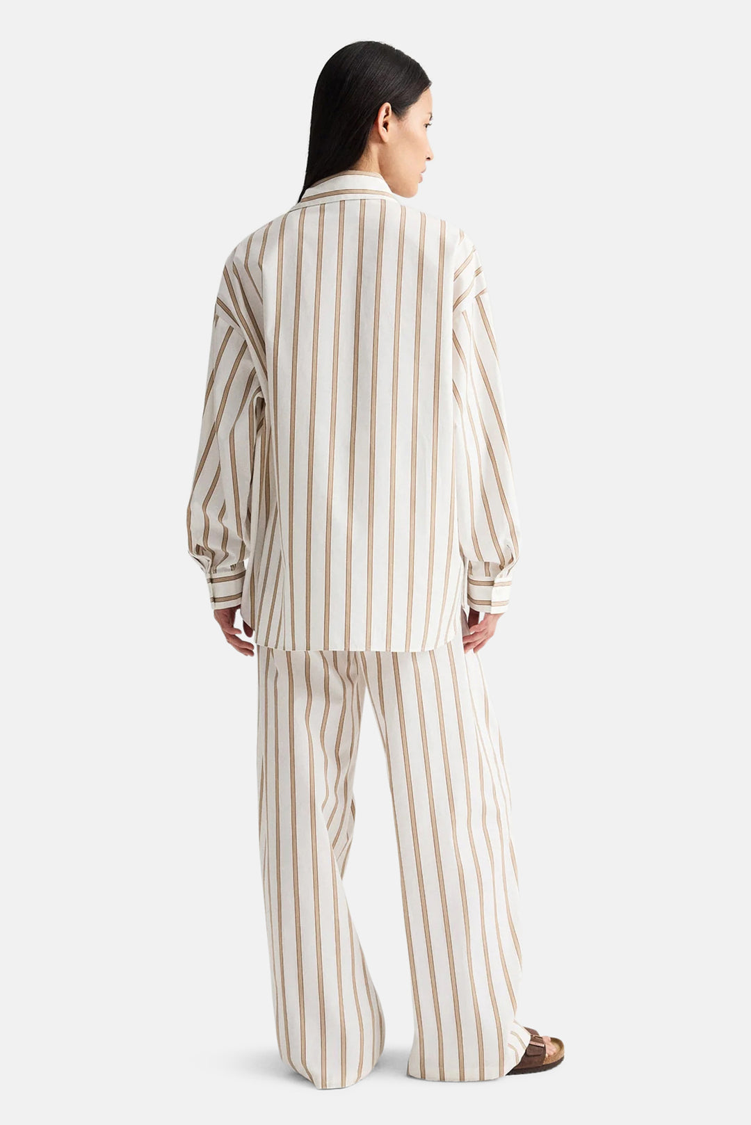 Something Borrowed Shirt in White/Khaki