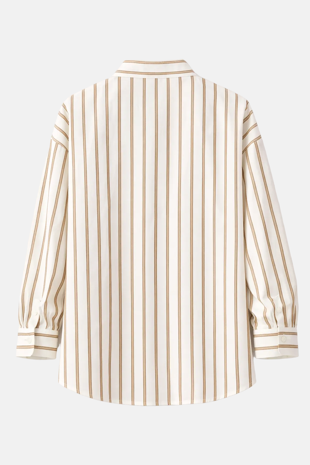 Something Borrowed Shirt in White/Khaki