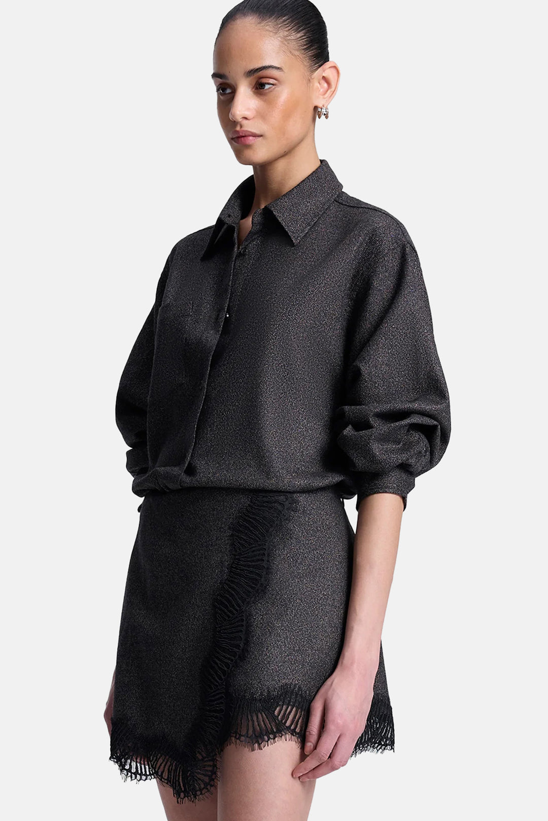 Sophia Skirt Ganache/Black