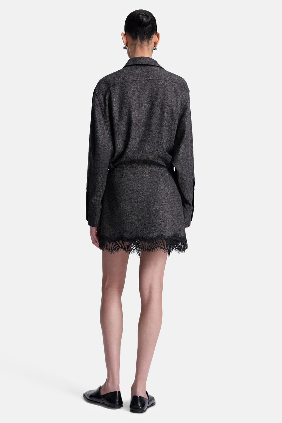 Sophia Skirt Ganache/Black