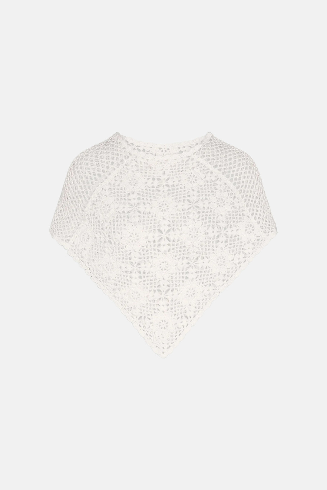 Sophie Crochet Poncho Soft Sand