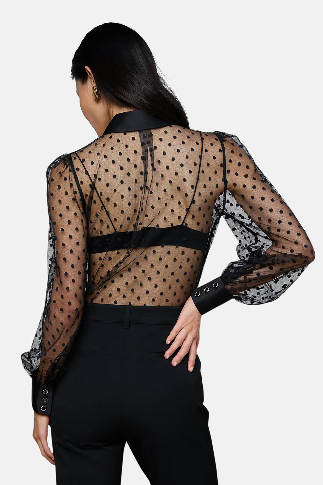Sophie Long-Sleeved Blouse Black