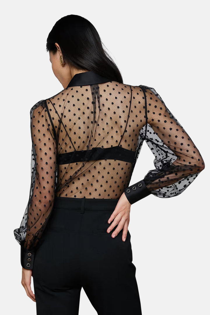 Sophie Long-Sleeved Blouse Black