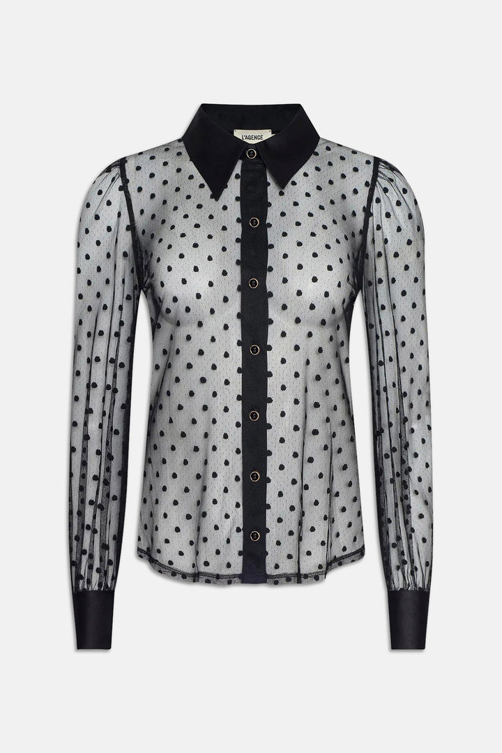 Sophie Long-Sleeved Blouse Black