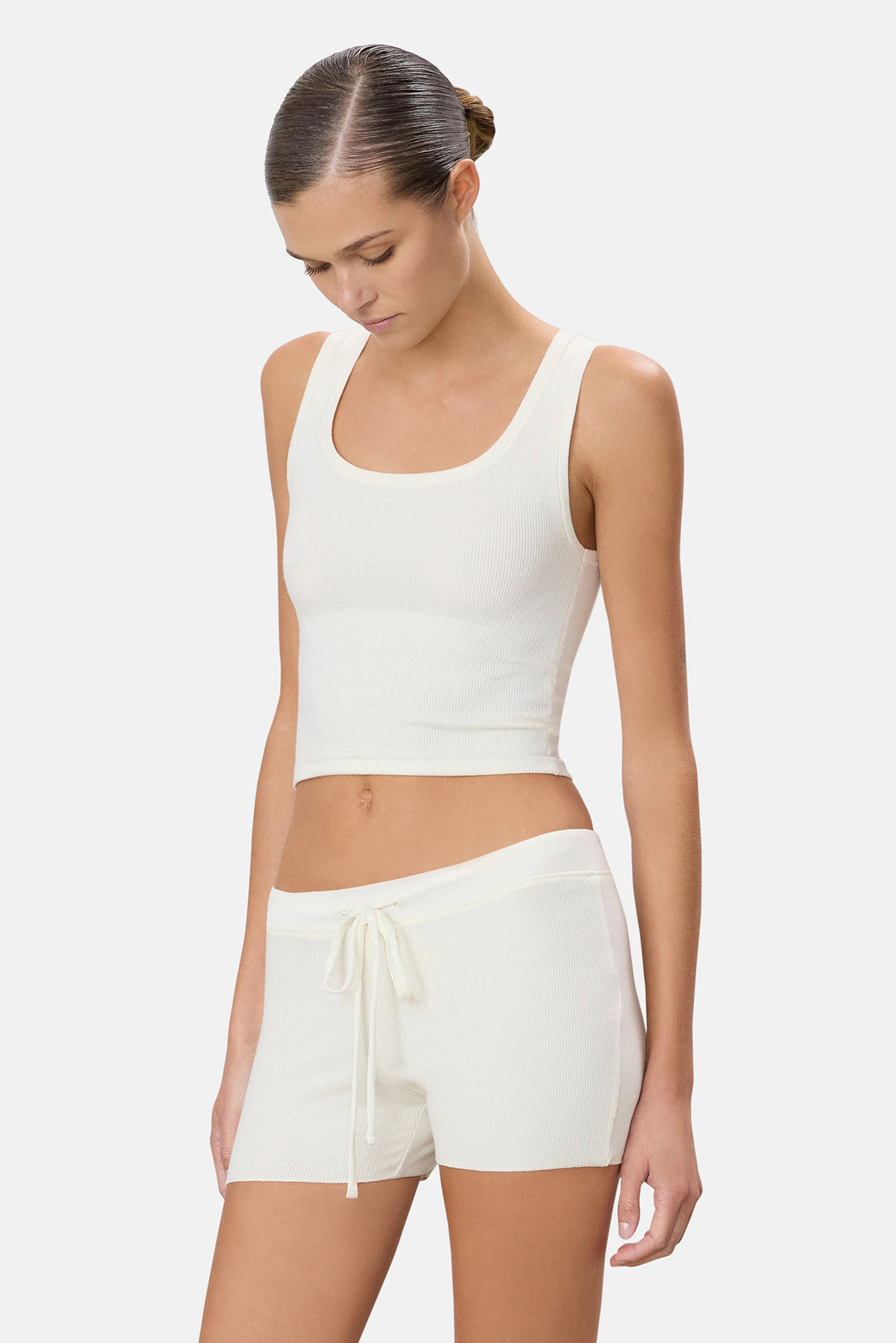 Square Neck Tank Cream