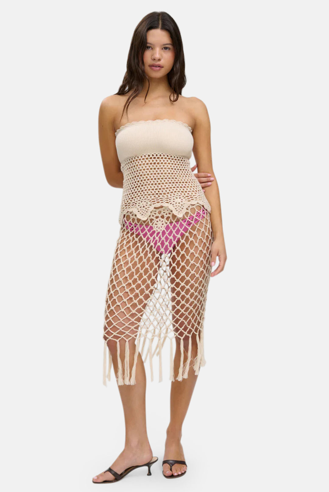 Star Crochet Midi Skirt Summer Crochet