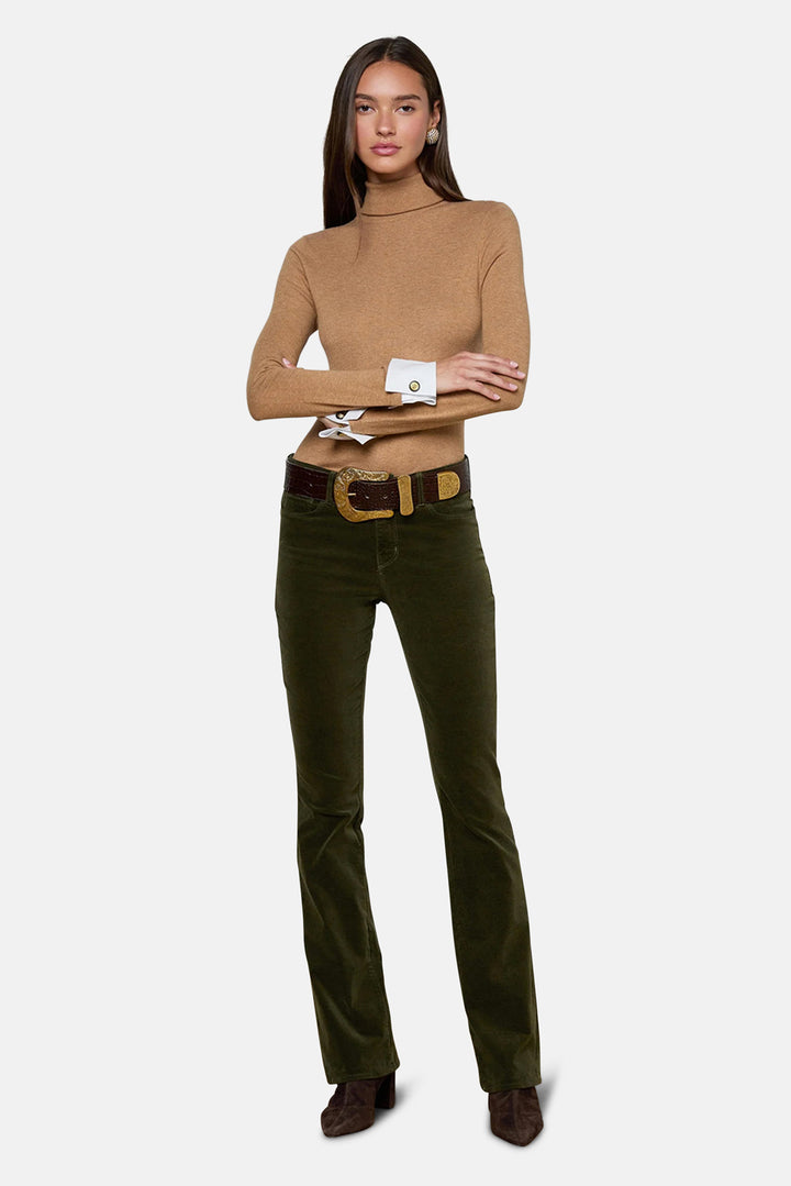 Stevie H/R Straight Pant Deep Olive