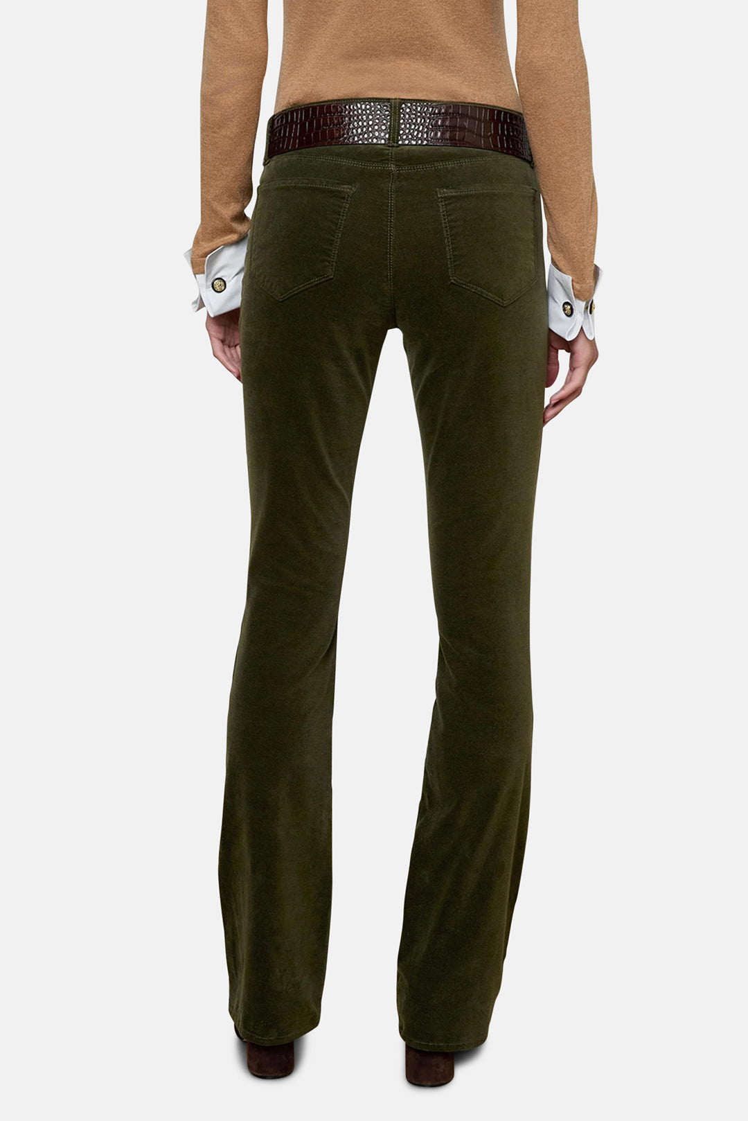 Stevie H/R Straight Pant Deep Olive