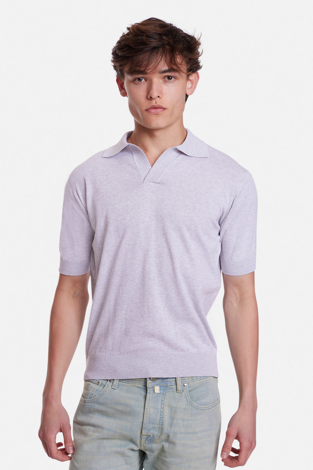 Sublime Cotton Polo Heather Grey