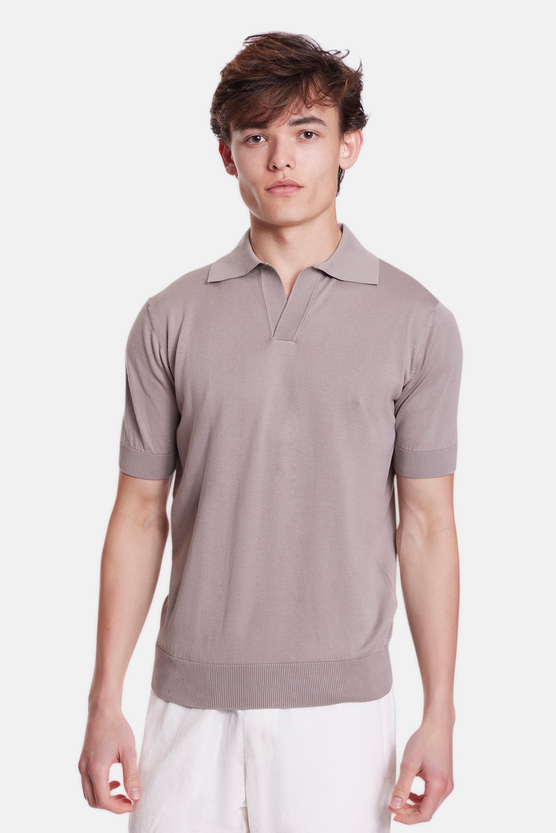 Sublime Cotton Polo Taupe