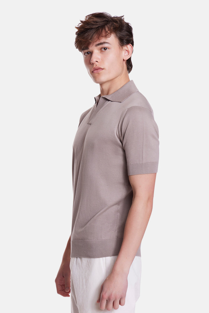 Sublime Cotton Polo Taupe