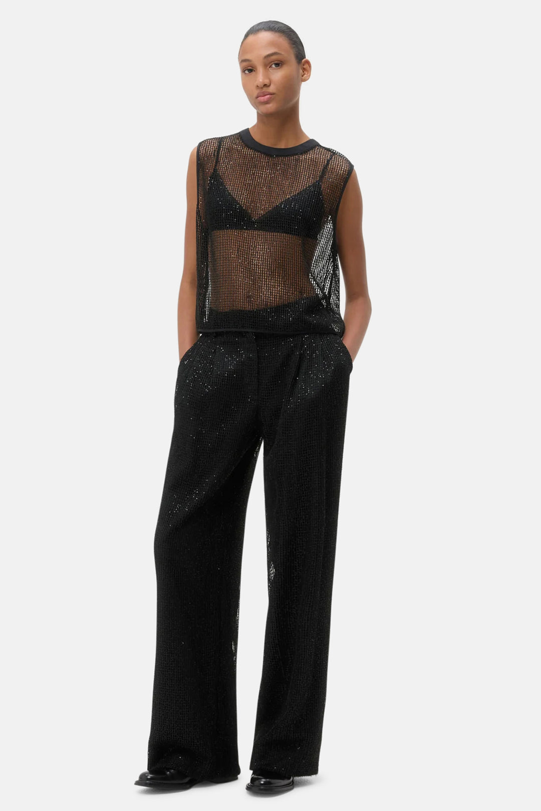 Sulli Pant Black Sequin