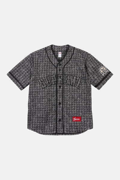トップス Supreme Boucle Baseball Jersey Black L Supreme Boucle Baseball Jersey Black – blueandcream