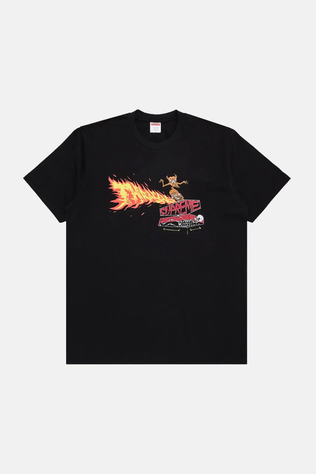 Thrasher Back Tail Tee Black – blueandcream