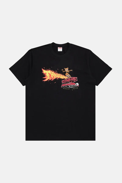 Thrasher Back Tail Tee Black – blueandcream