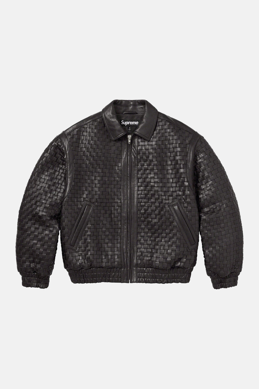 Supreme Woven Leather Varsity Jacket - ジャケット・アウター