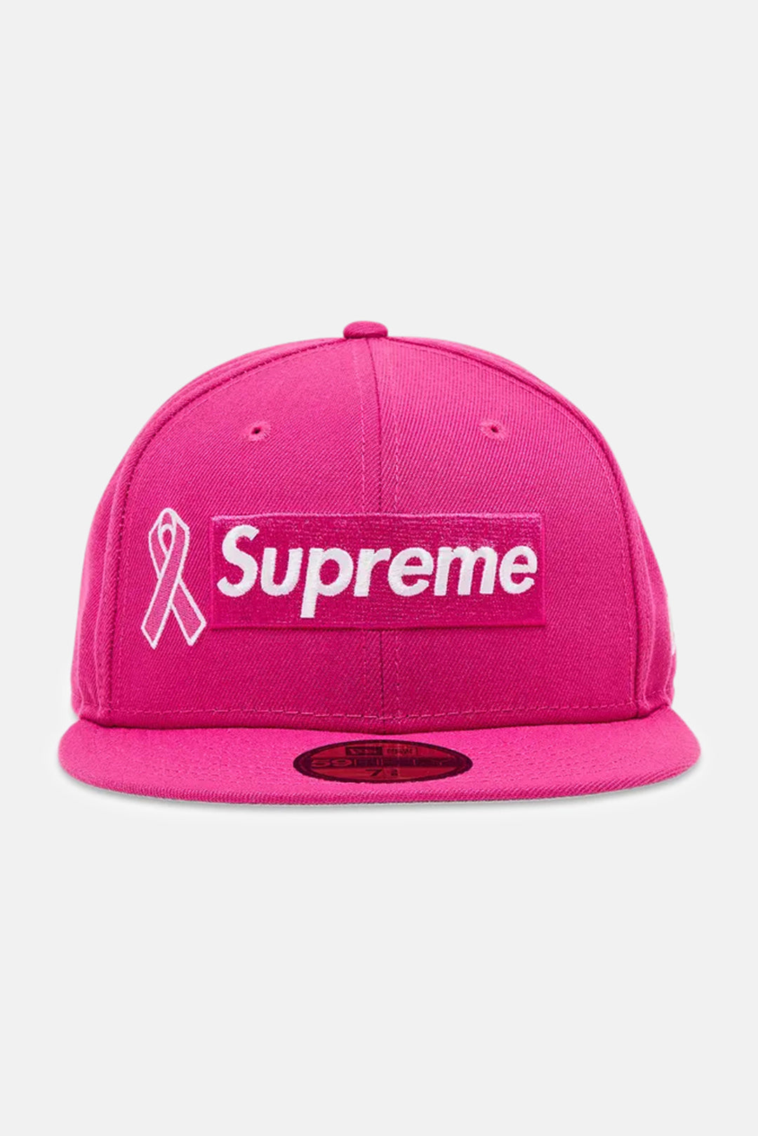 New Era Fitted Hat Breast Cancer Awareness Box Logo Pink