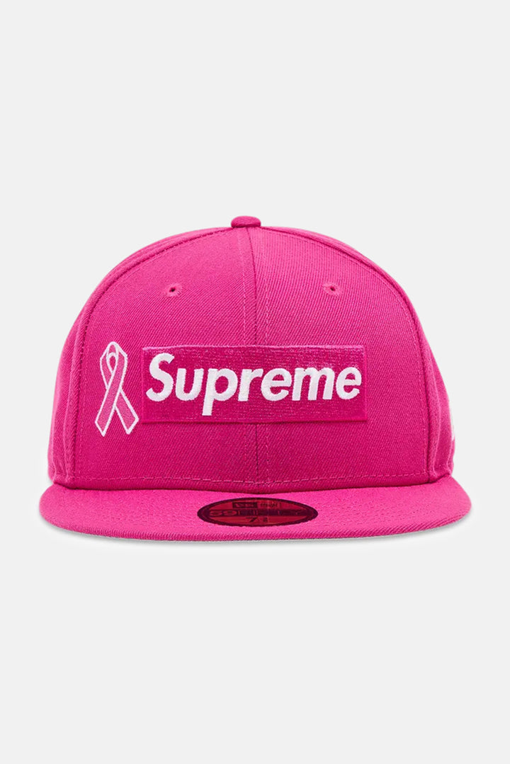 New Era Fitted Hat Breast Cancer Awareness Box Logo Pink