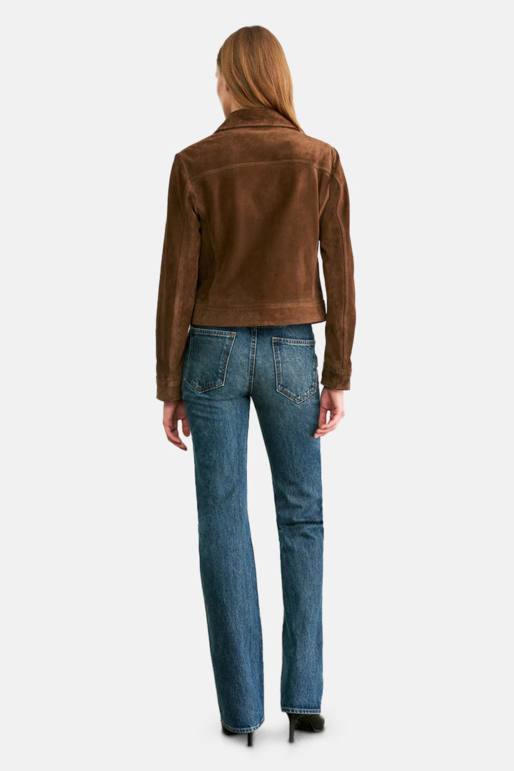 Susannah Suede Jacket Hazelnut